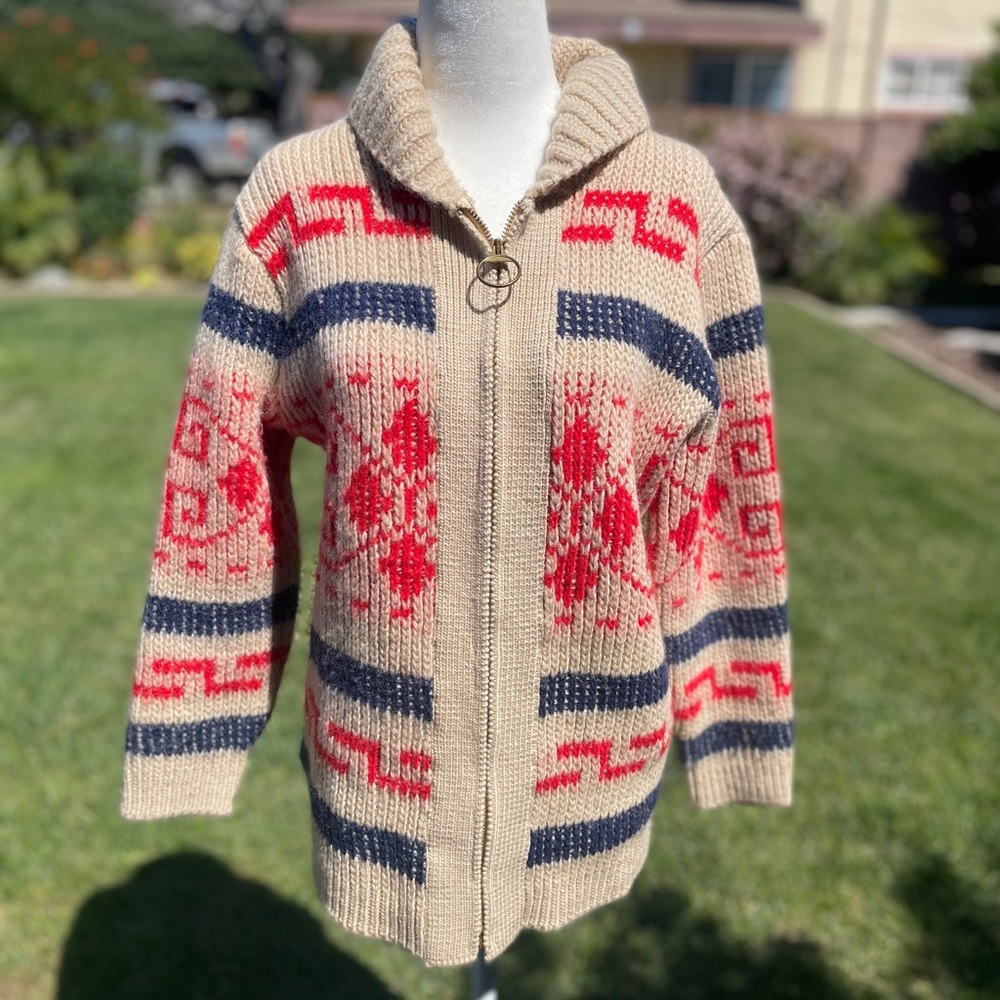 Vintage 60s/70s Wool Knockabouts by Pendleton Westerly Big Lebowski Sweater
